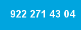 922 271 43 04 922 271 43 04